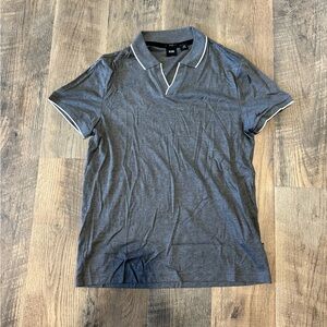 Men's Gray Polo Shirt
